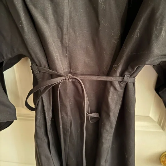 COS Black Tie Waist Dress - Picture 4 of 6